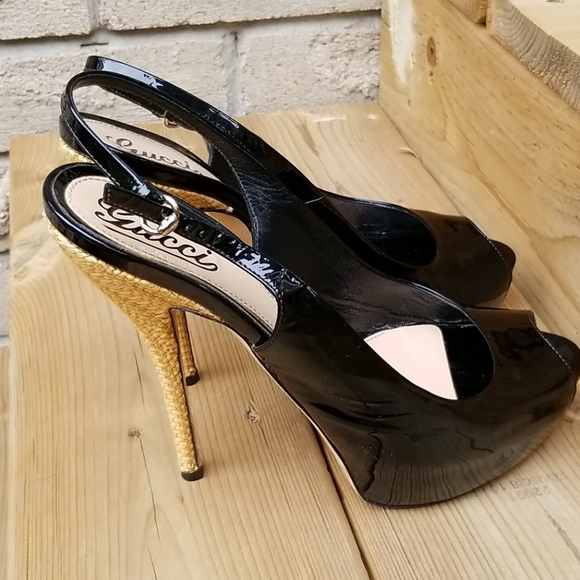 Gucci Shoes - Patent Leather Gucci High Heel